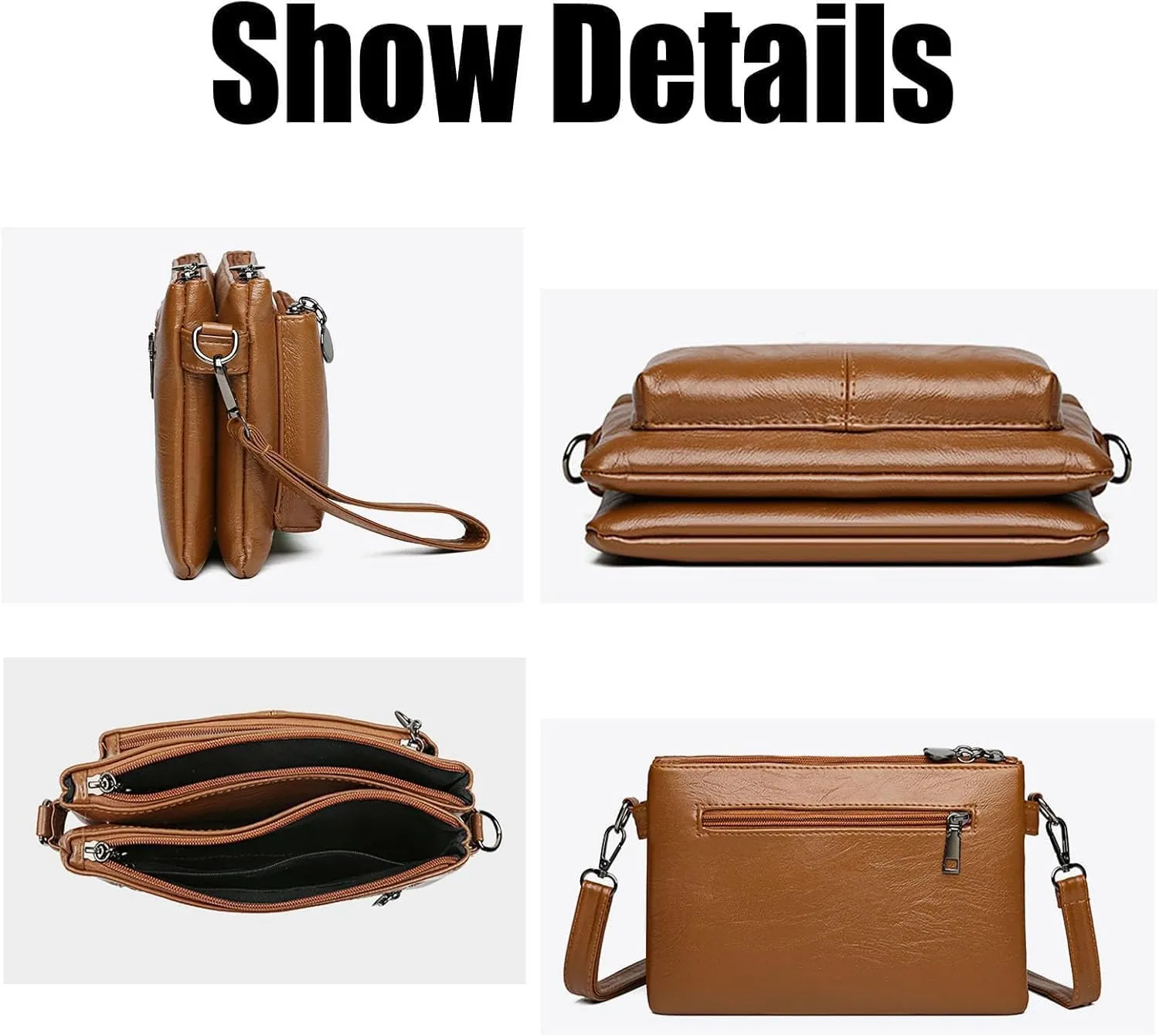 Large Capacity Phone Bag Crossbody Bag, Large Capacity Crossbody Bag for Women, Multiple Pockets Purse (03,M)