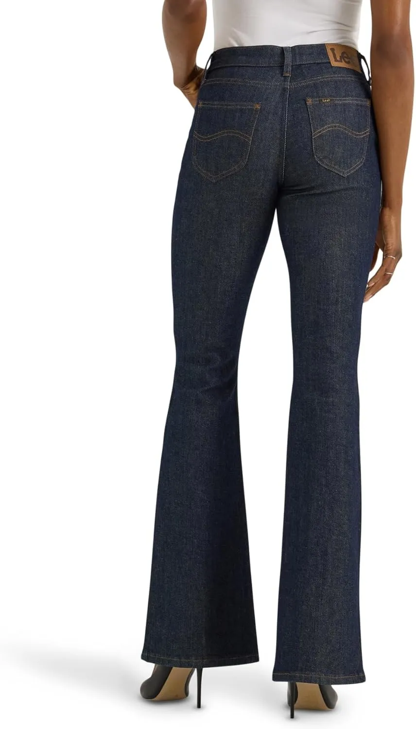 Lee Women's Legendary Mid Rise Flare Jean
