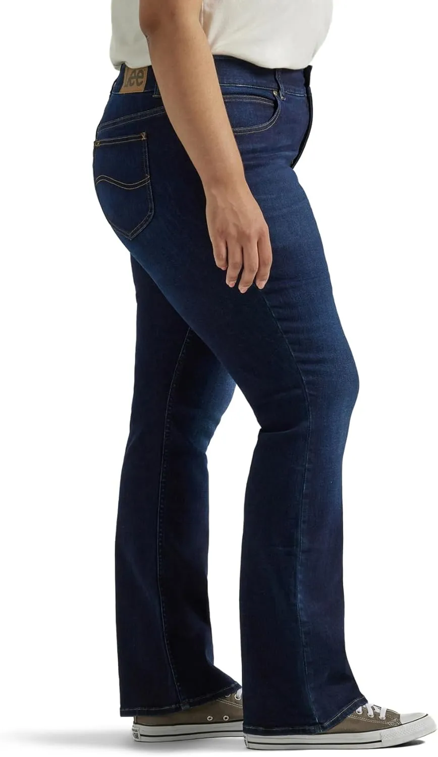 Lee womens Plus Size Ultra Lux Comfort With Flex Motion Bootcut Jean