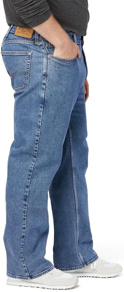 Levi Strauss Signature Gold Men's Relaxed Fit Flex Jeans (Available in Big & Tall)
