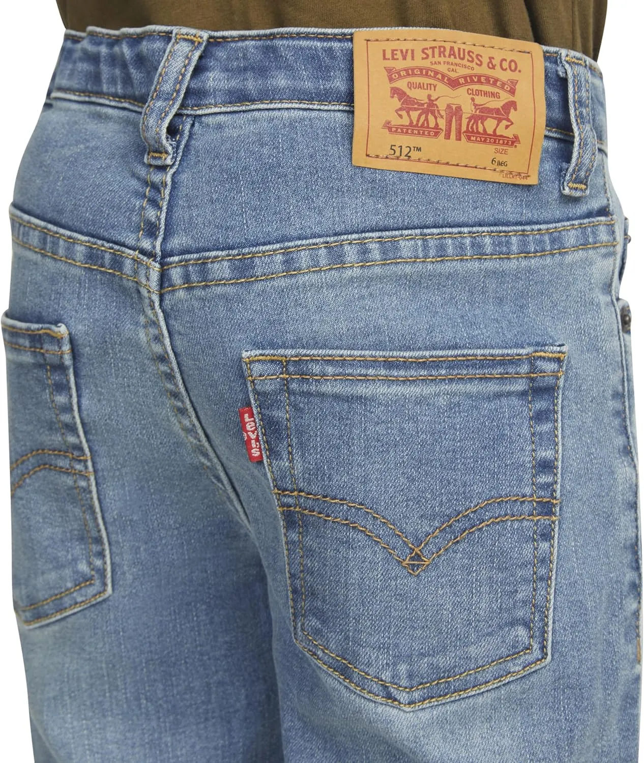 Levi's Boys' 512 Skinny Taper Fit Performance Jeans