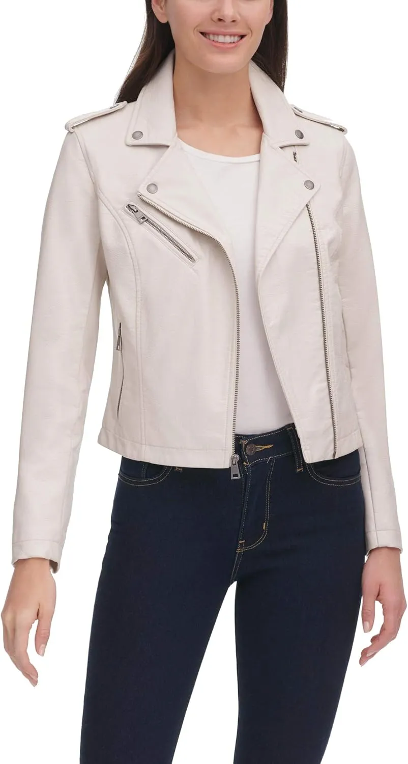 Levi's Women's The Classic Faux Leather Moto Jacket (Regular & Plus Size)
