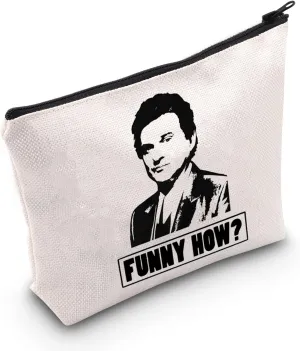 LEVLO Tommy DeVito Quote Cosmetic Make Up Bag Tommy Fans Gift Funny How 80's 90's Gangster Film Movie Makeup Zipper Pouch Bag(Funny How)