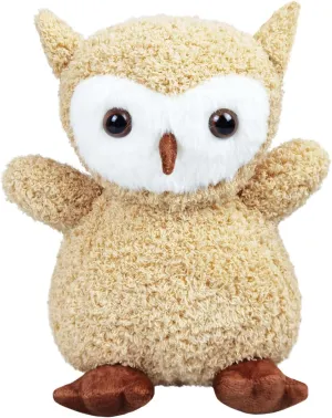 Light Brown Plush Owl Stuffed Animal Toy, Soft Cuddly Plushie Hugger Toy for Boys & Girls, Gifts for Kids or Girlfriend, 8.5 Inches