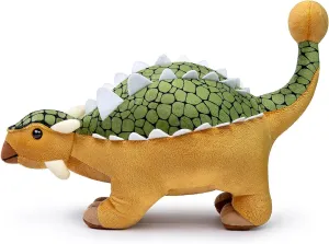 lilizzhoumax Ankylosaurus Stuffed Animal,Realistic Dinosaurs Plush,Super Soft Plush,Toys for Kids,Dinosaurs Figure Toy,Girl Toys,Gift for Kids,Valentine’s Day Gift, Home Decor(Brown 13.8 inch)