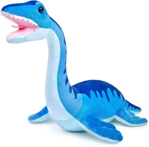 lilizzhoumax Serpentosaurus Stuffed Animal,Realistic Dinosaur Plush,Super Soft Plesiosaur Plush,Toys for Kids,Figure Toy,Girl Toys,Gift for Kids, Home Decor(Blue 16inches)
