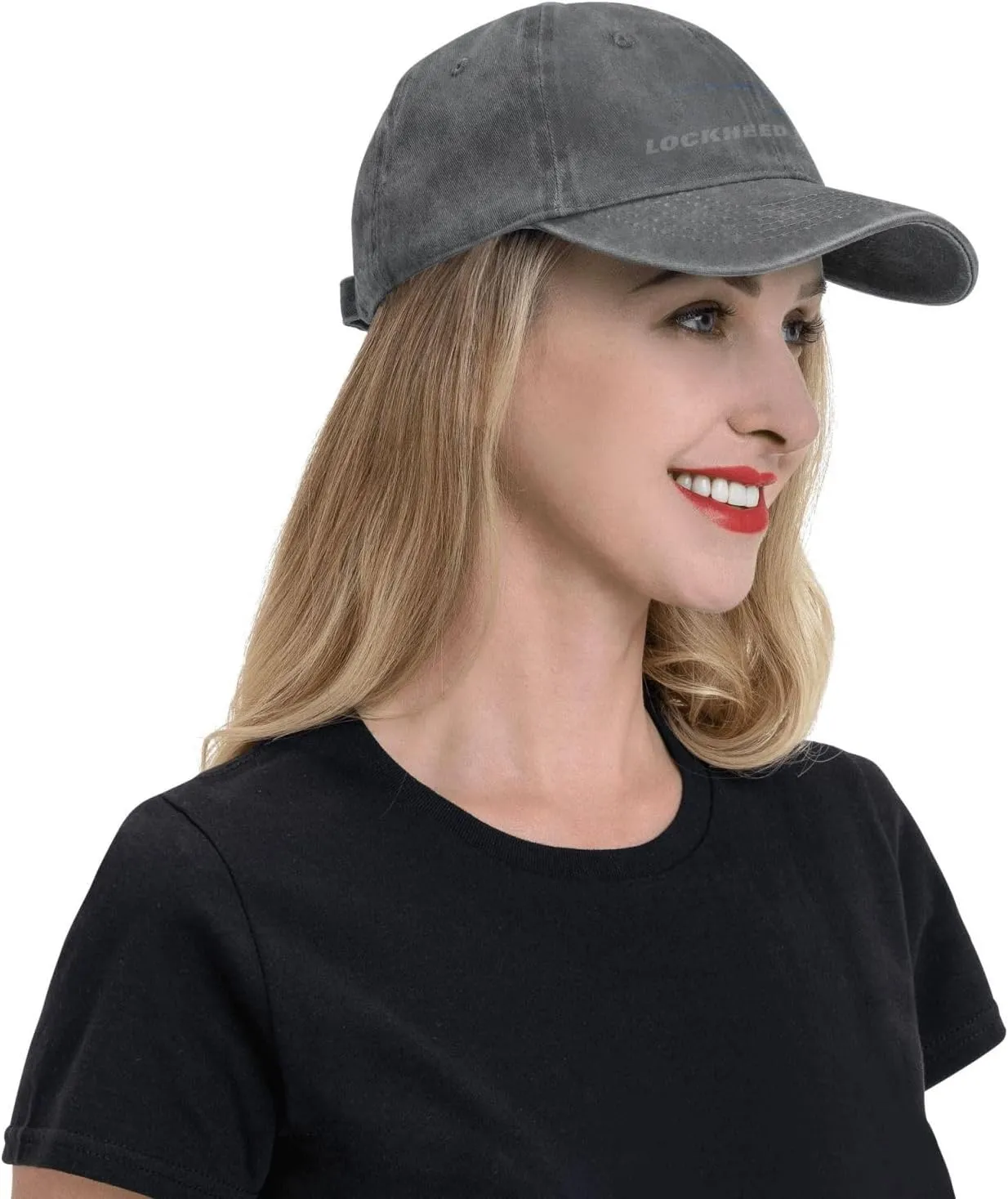 Lockheed Martin Adult Adjustable Classic Washed Casquette Cap Hat Baseball Cap for Man for Woman