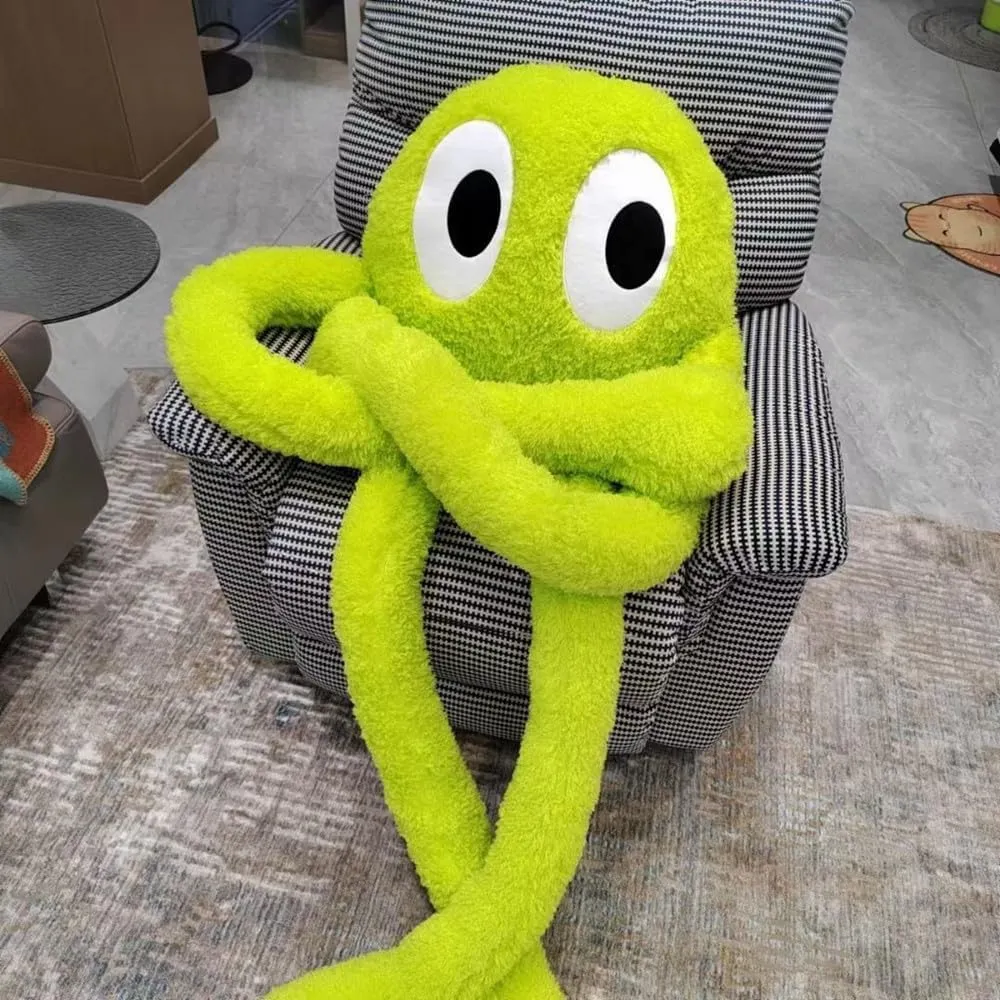 Long Legs Octopus, Large Stuffed Animal Octopus Plush Toy, Pillow, Cushion, Soft Octopus Stuffed Sea Animal, Children's Gift (39 inch high Green)