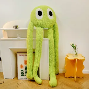 Long Legs Octopus, Large Stuffed Animal Octopus Plush Toy, Pillow, Cushion, Soft Octopus Stuffed Sea Animal, Children's Gift (39 inch high Green)