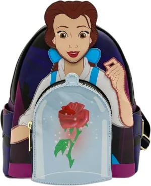 Loungefly Beauty and the Beast Belle Enchanted Rose Mini Backpack Toyz N Fun Exclusive