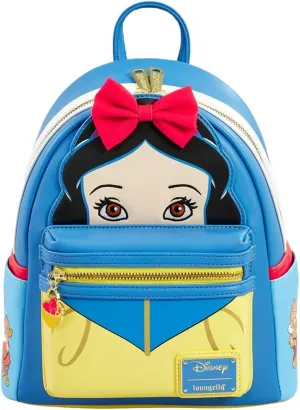 Loungefly Disney Snow White and the Seven Dwarfs Cosplay Womens Double Strap Shoulder Bag Purse