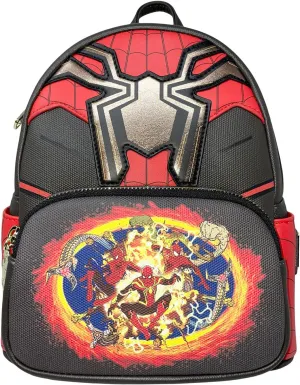 Loungefly Spiderman No Way Home Marvel Comics Cosplay Womens Double Strap Shoulder Bag Purse