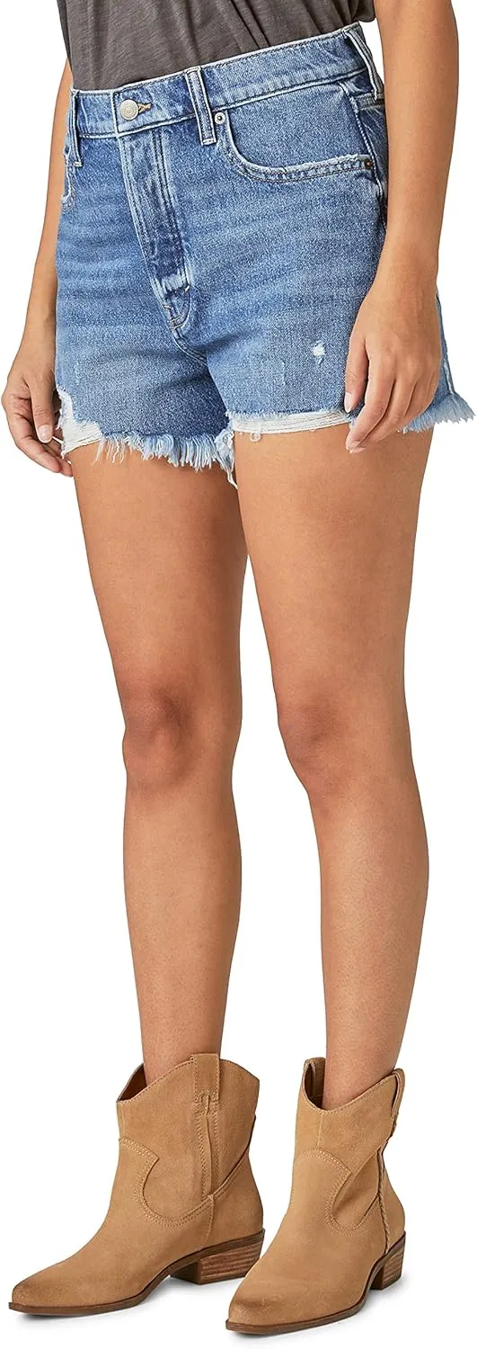 Lucky Brand Womens High Rise Denim Mom Short