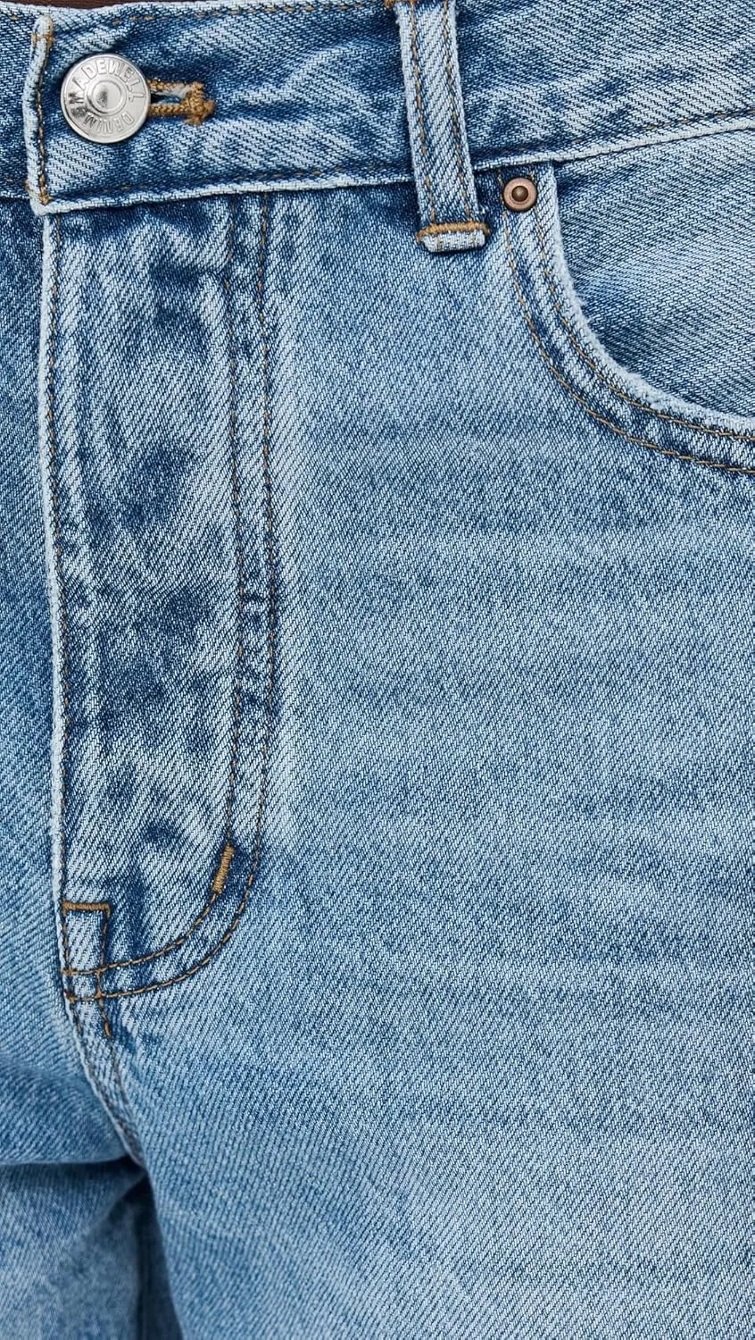 Madewell Women's Pieced Barrel-Leg Jeans in Redlands Wash