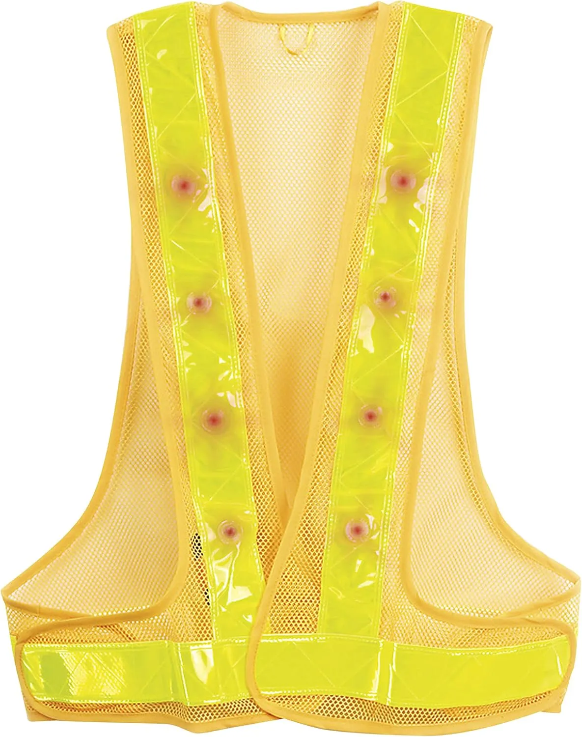 Maxsa 20029 Unisex-Adult Reflective Safety Vest with 16 LEDs