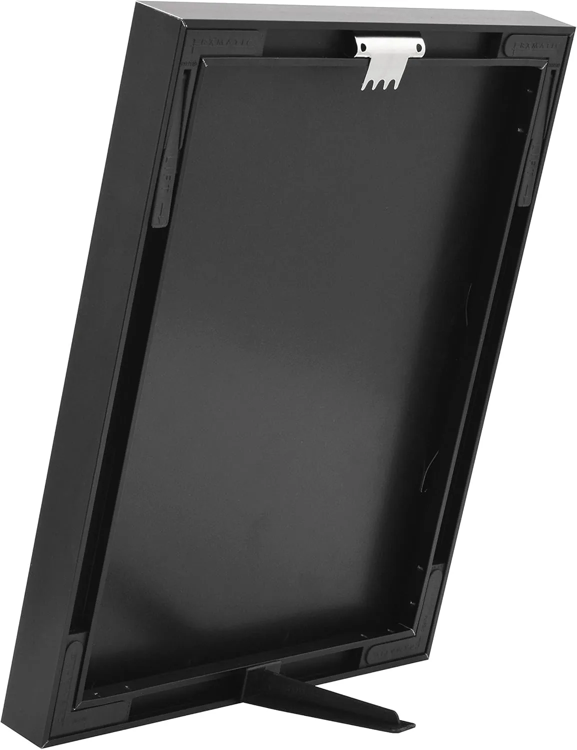 MCS Framatic Fineline Aluminum Frame, Black, 5 x 7 in matted to 4 x 6 in, 4 pk
