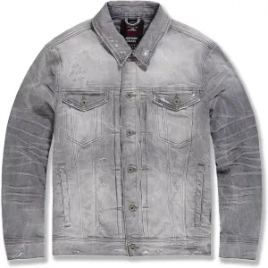 Men New Group Trucker Jacket (Cement Wash)