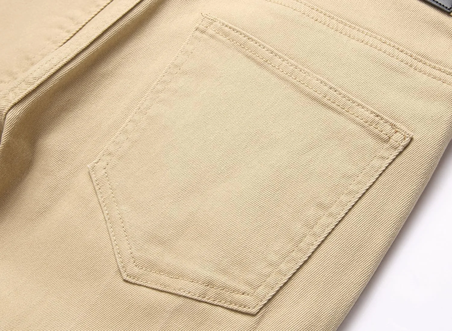 Men's Fashion Washed Straight Fit Slim Jeans