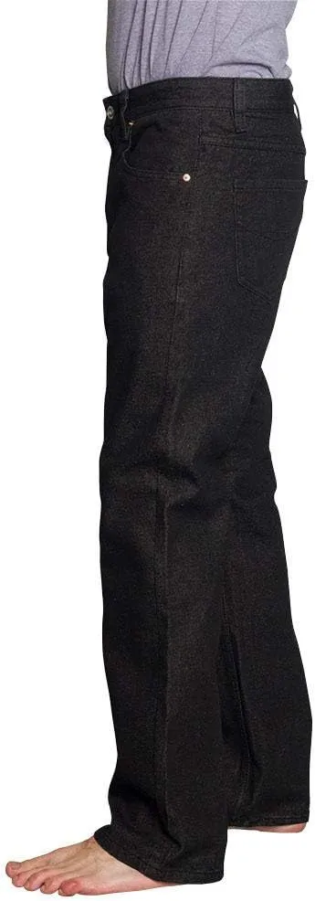 Mens Straight Fit Color and Raw Denim Jeans