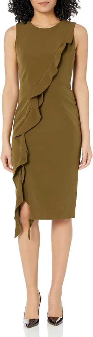MILLY Women's Italian Cady Tilly Dress