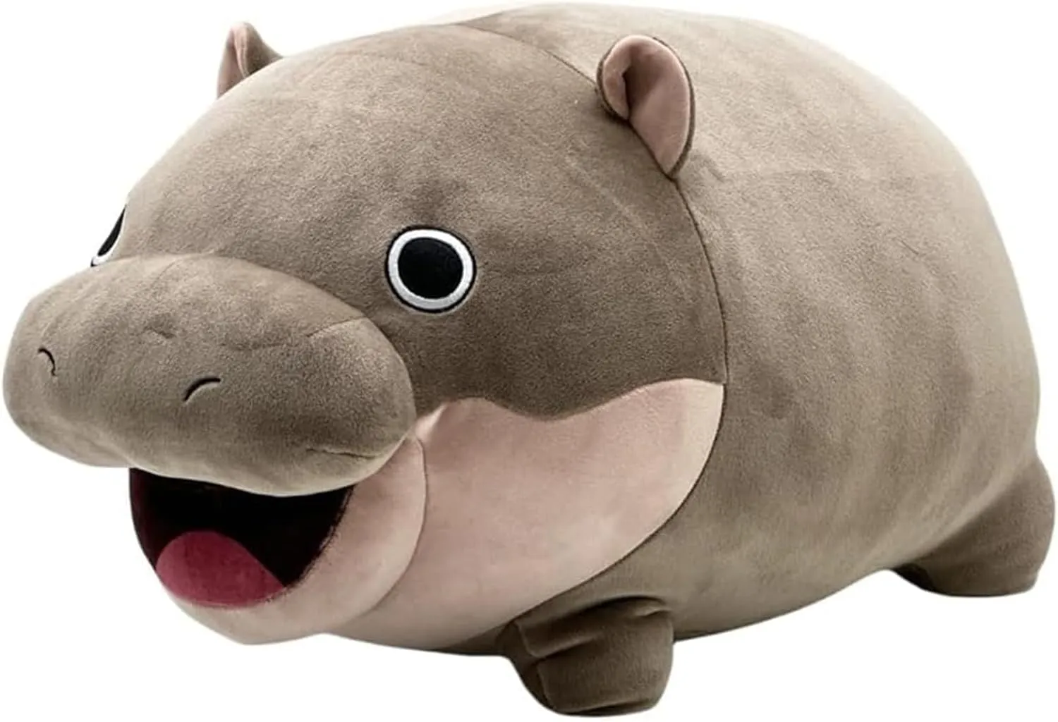 Moo Deng Hippo Plush Toys, MooDeng Stuffed Animals, Moo Deng Hippopotamus Plushie Doll, Cute Soft Stuffed Pillow for Kids Fans Christmas Birthday Gift (Hippo Plush Toys 9inch