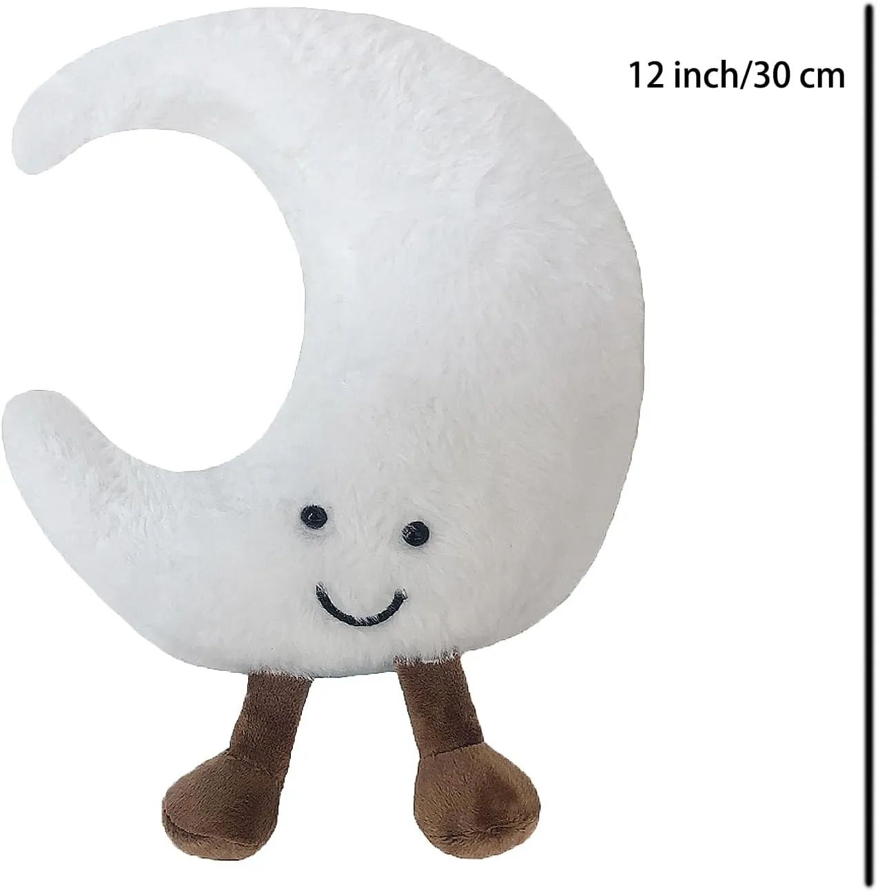 New Moon Sunshine Plush Toy Cute Smile Fun Filled Animal Pillow Soft Plush Toy for Children's Birthday Gift