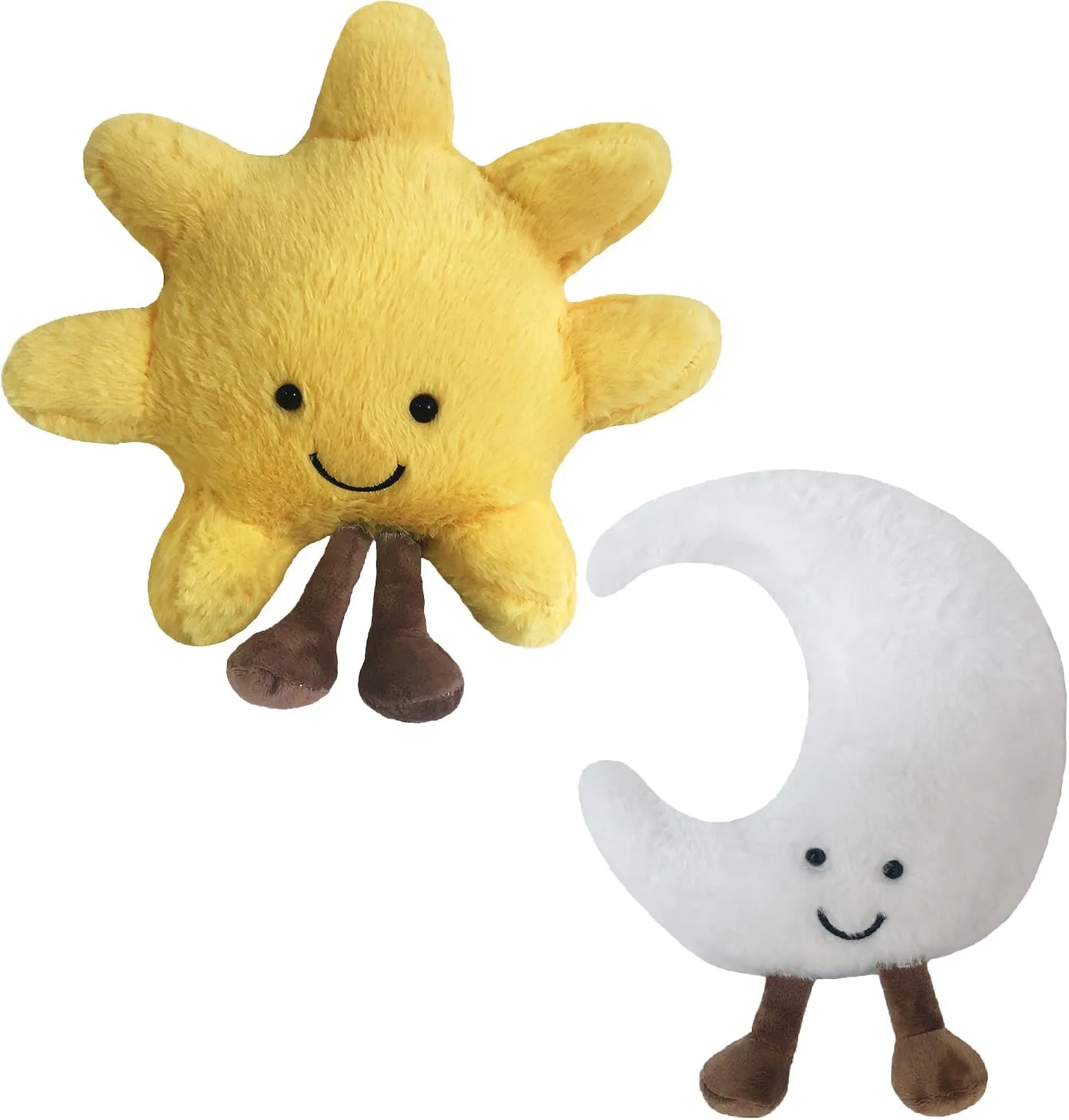 New Moon Sunshine Plush Toy Cute Smile Fun Filled Animal Pillow Soft Plush Toy for Children's Birthday Gift