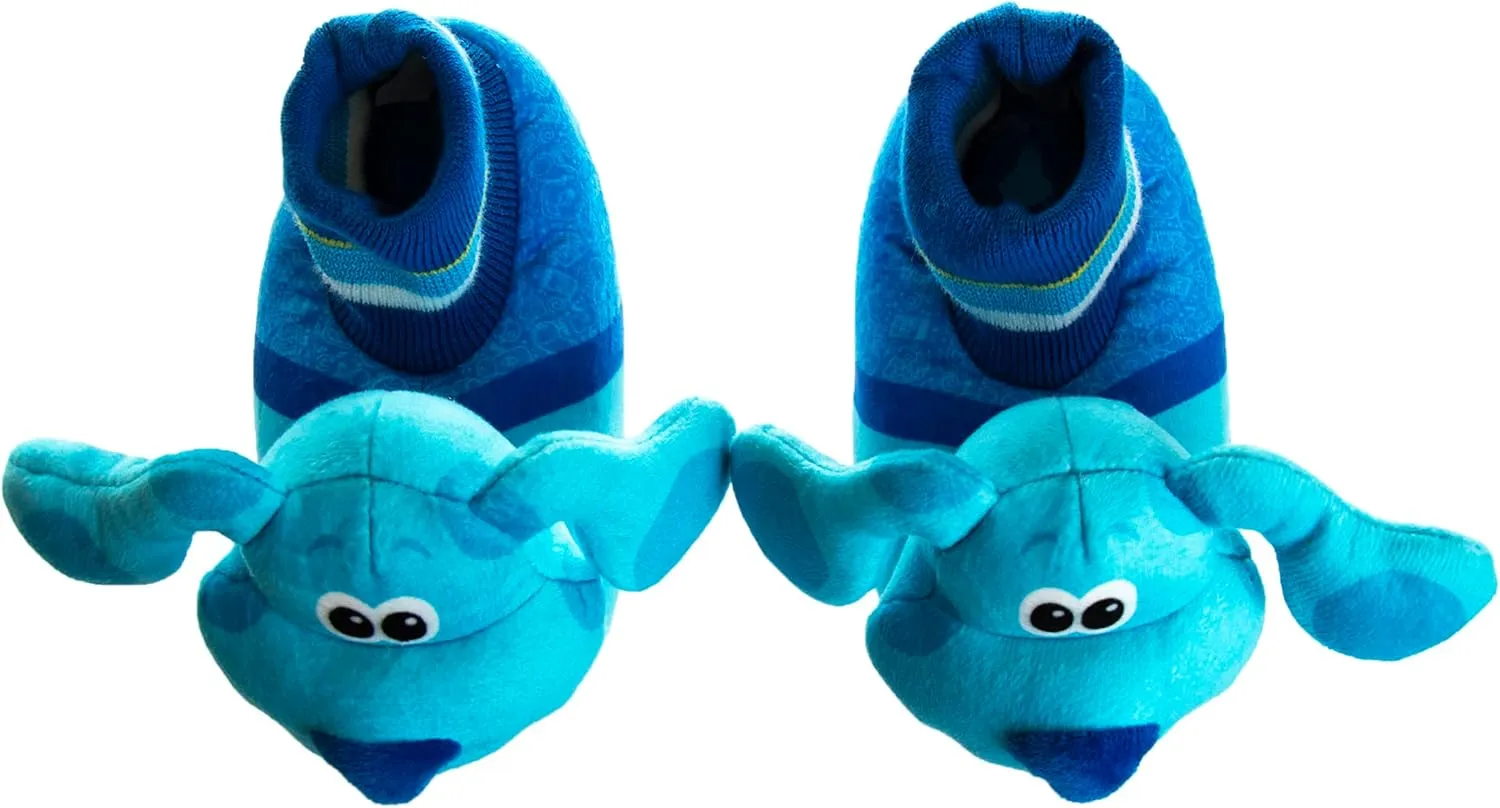 Nickelodeon Boy's Blues Clues Slippers Lightweight Comfort Soft Aline Plush House Shoes Girls