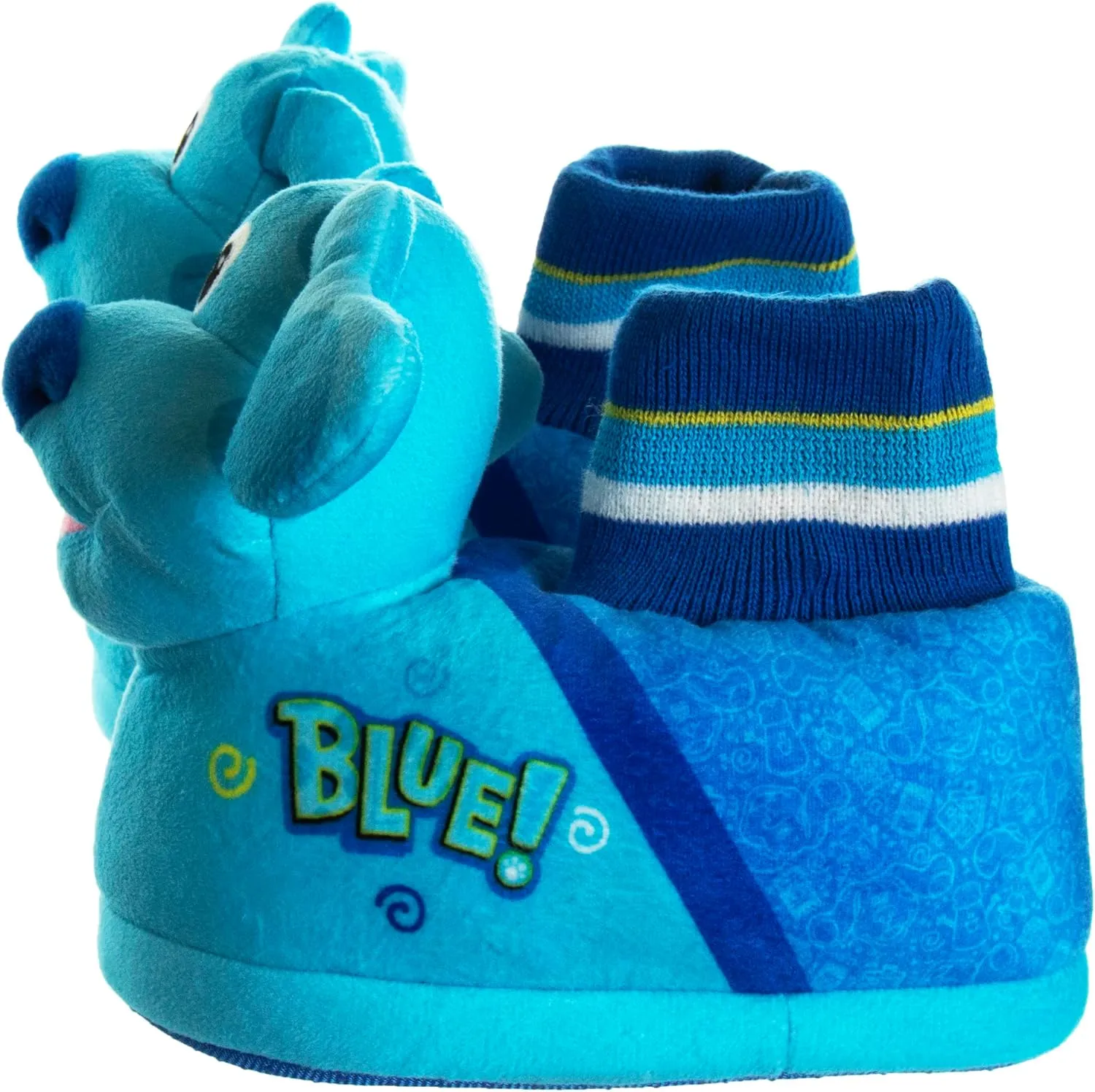 Nickelodeon Boy's Blues Clues Slippers Lightweight Comfort Soft Aline Plush House Shoes Girls