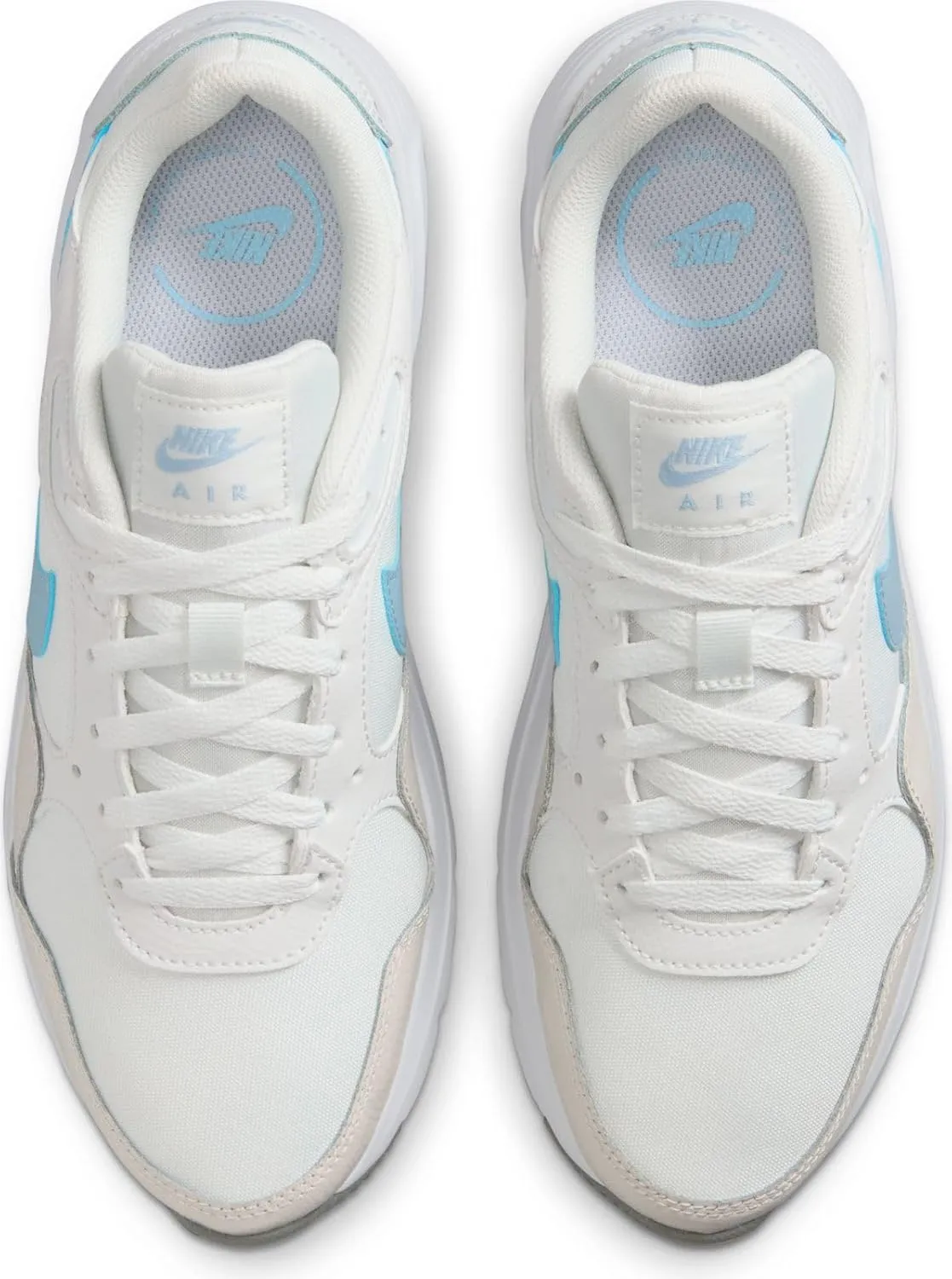 Nike Air Max SC Women's Shoes (CW4554-126, Summit White/Light Orewood Brown/White/Light Armory Blue)