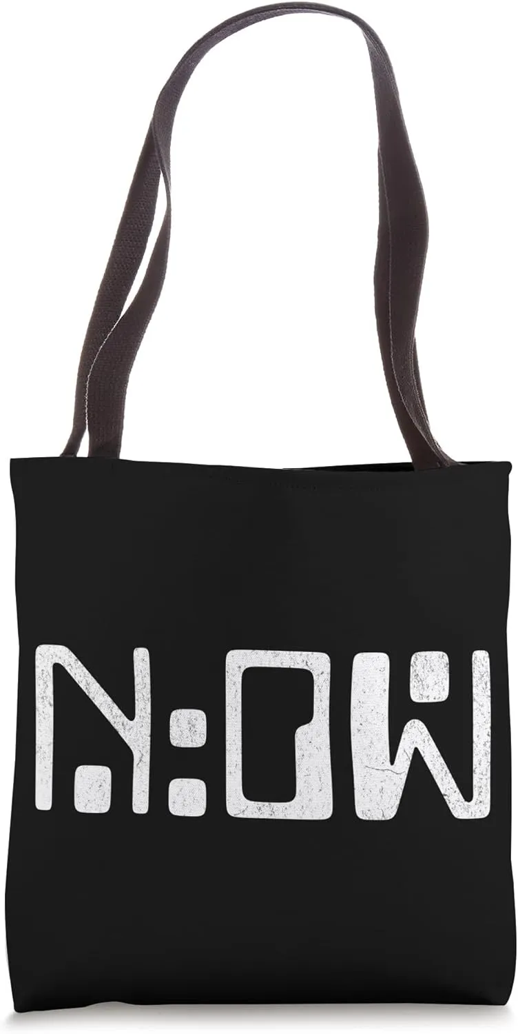 Now | Inspiring Empowering Motivational Uplifting Booster Tote Bag