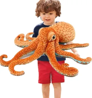 Octopus Stuffed Animal-Octopus Toy -Children's Pillow 19.6 inches Marine Animals Toy Gifts for Kids