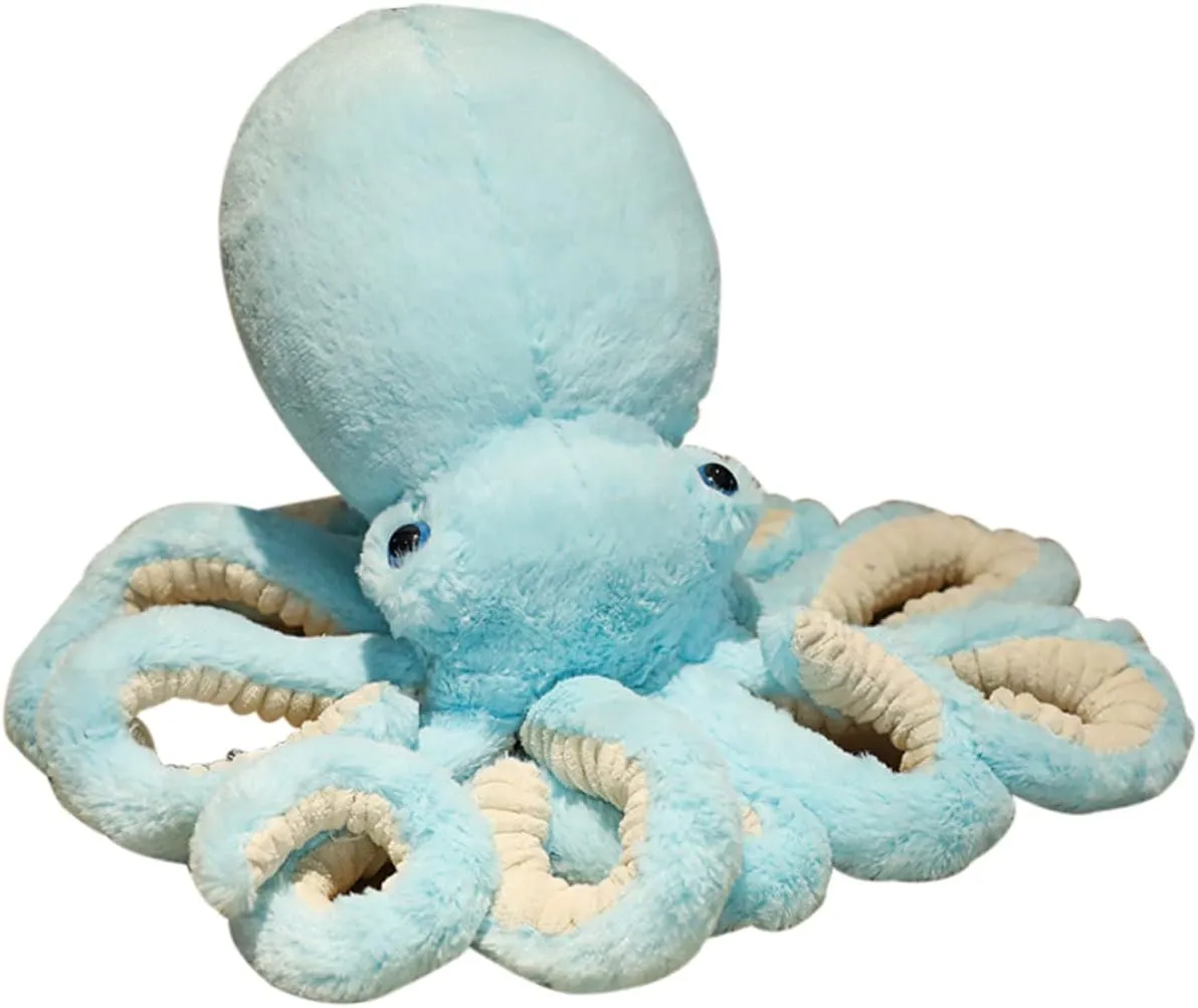Octopus Stuffed Animals Octopus Plush Doll Toys Octopus Stuffed Toys Gift for Kids and Lovers for Birthday, Christmas, Valentine's Day(Blue)