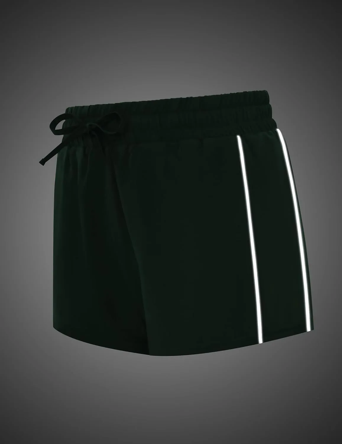 PINSPARK Running Shorts for Women Quick Dry Athletic Short High Wasit Pockets