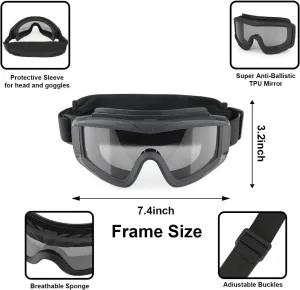 PJ Type Tactical Airsoft Fast Helmet and Foldable Half Face Mesh Guard with Ear Protection Adjustable Chin Strap Full Face Protection Set for Paintball BB Gun