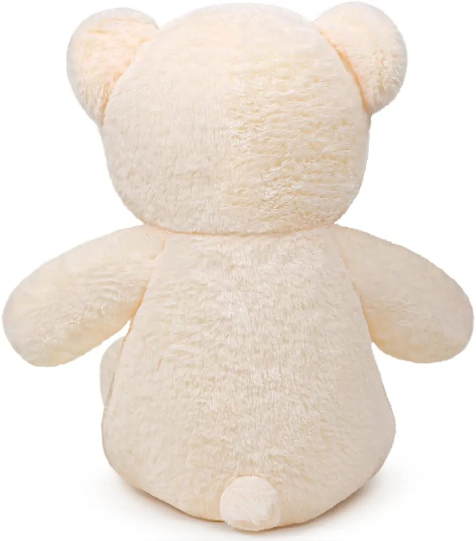 Plush Toy Teddy Bear Cute Stuffed Animal Bear Doll Gift for Girlfriend on Birthday, (Cream,60cm/23.6in)