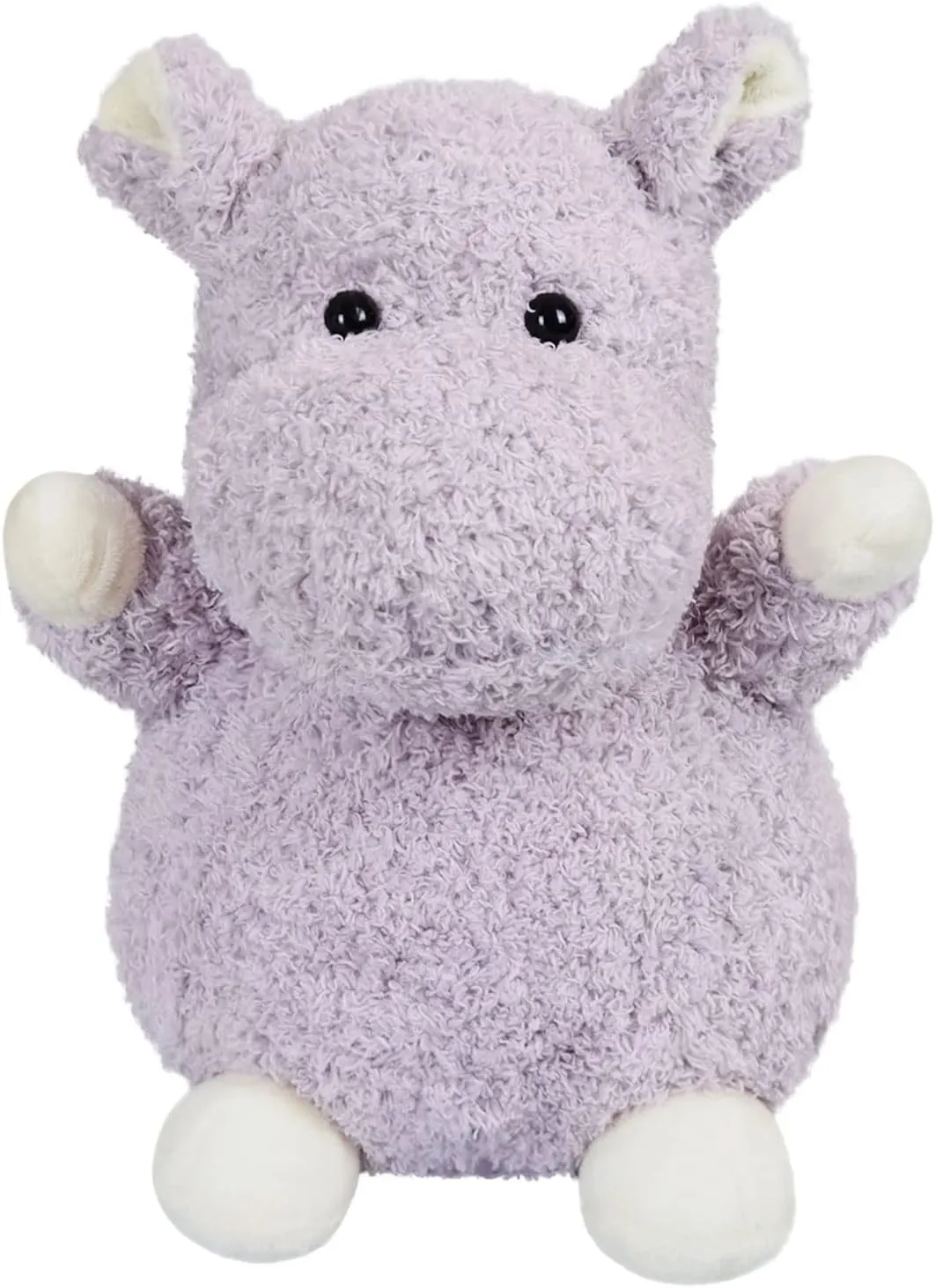 Purple Plush Hippo Stuffed Animal Toy, Soft Cuddly Plushie Hugger Toy for Boys & Girls, Gifts for Kids or Girlfriend, 10 Inches