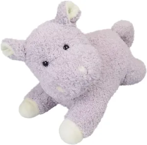 Purple Plush Lying Hippo Stuffed Animal Toy, Soft Cuddly Plushie Hugger Toy for Boys & Girls, Gifts for Kids or Girlfriend, 10.5 Inches