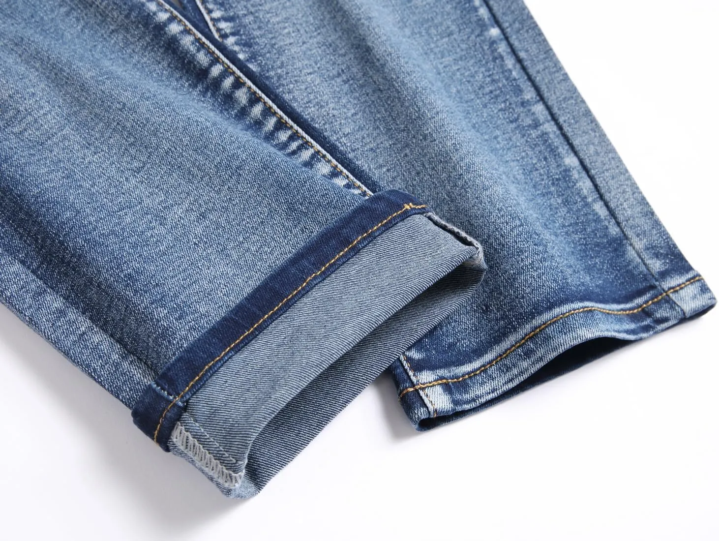 QIMYUM Men's Slim Fit Jeans Ripped Skinny Jeans for Men, Fashion Biker Jeans Stretch Moto Cargo Denim Pants