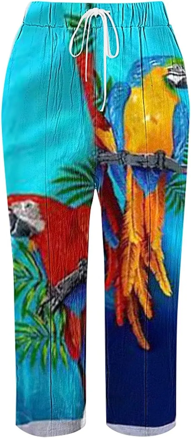 Resort Wear for Women 2025 Casual Drawstring Pants Beach Trousers Women's Pants Workout Pants