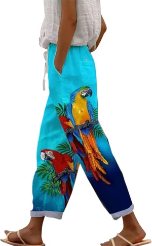 Resort Wear for Women 2025 Casual Drawstring Pants Beach Trousers Women's Pants Workout Pants