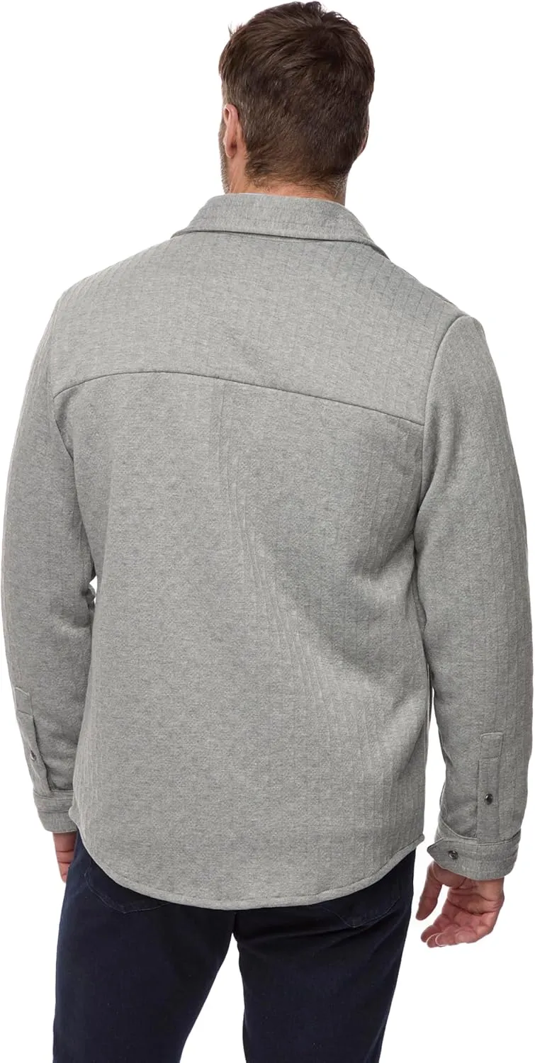 Robert Graham Men's Billard Knit Snap Front Overshirt