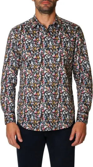 Robert Graham Men's Durham Long Sleeve Woven Button Down Shirt