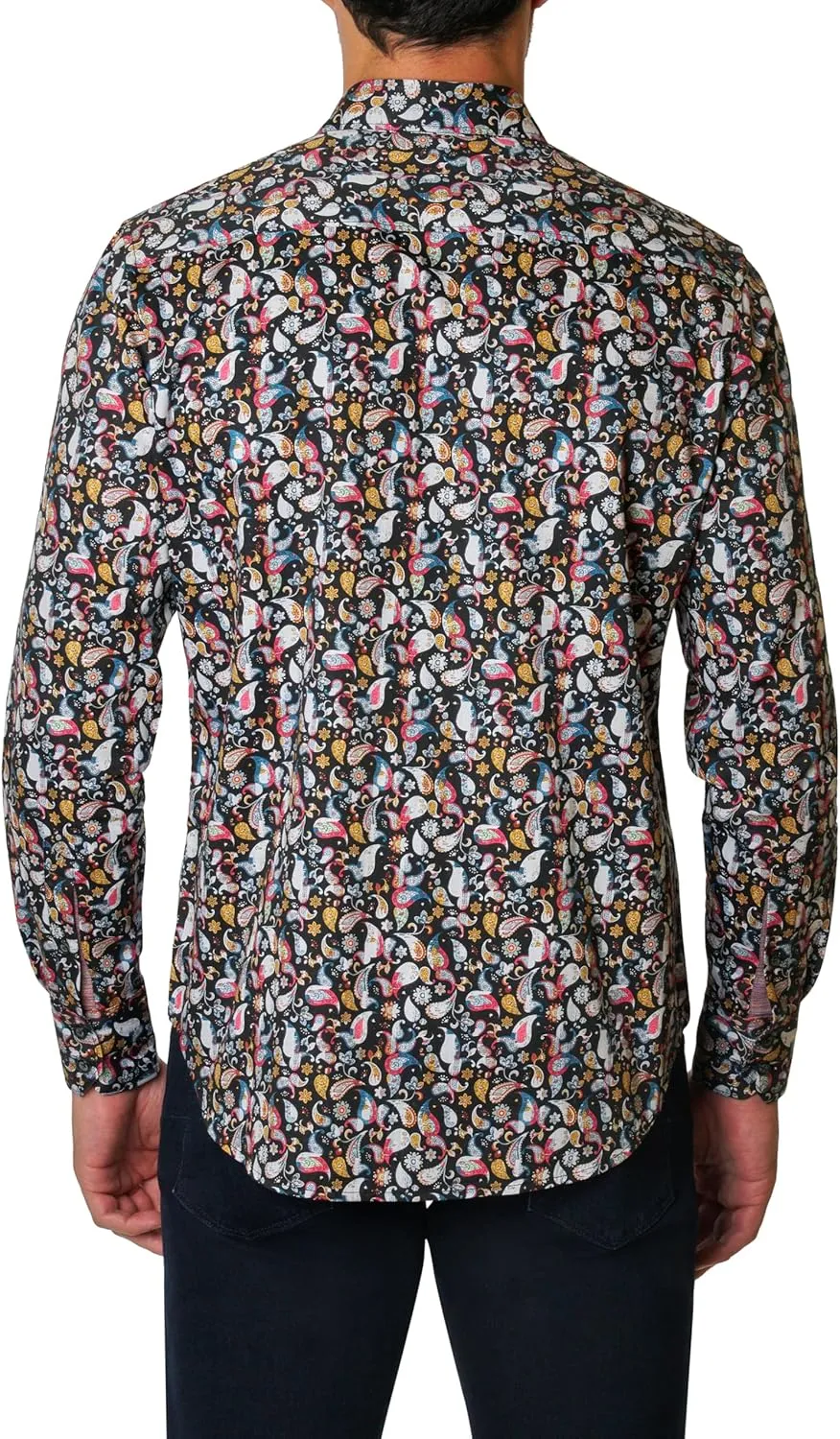 Robert Graham Men's Durham Long Sleeve Woven Button Down Shirt