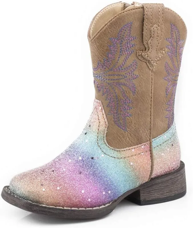 ROPER Baby Girl's Glitter Rainbow (Toddler)