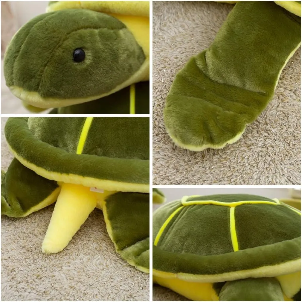 Sea Turtle Stuffed Animal Plush Pillow,Tortoise Plush Toys Doll Gifts for Kids,Girls, 15.7 inch