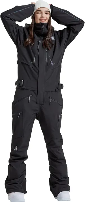SEARIPE Women and Men's Ski Suits One Piece Jumpsuit Winter Outdoor Waterproof Warm Snowsuits