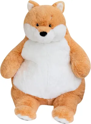 Shiba Inu Weighted Stuffed Animals, 21.5" 5.2 lbs Weighted Shiba Inu Dog Plush Toy Large Weighted Plush Animal Pillow Gifts for Boys and Girls