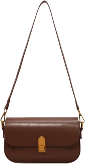 Shoulder Bag for Women -Minimalist Small Square Handbag, Underarm Carry, Adjustable Strap, Multiple Colors