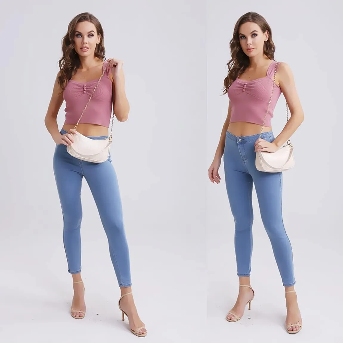 Shoulder Bag Retro Classic Purse Clutch Shoulder Tote HandBag with Zipper Closure for Women